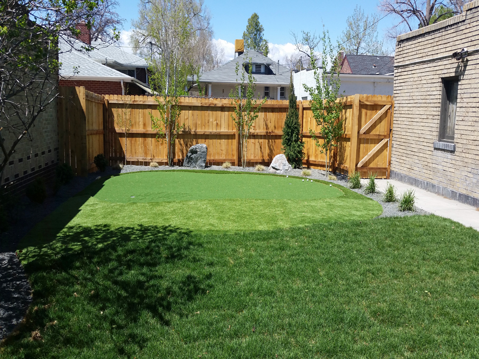 Fake Grass Muncie Indiana Office Putting Green Backyard Design