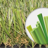 Super Natural-60 authentic looking grass exclusively designed four-color multi-blades synthetic turf