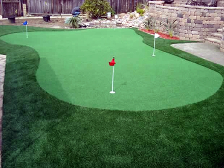 Artificial Turf Installation Bremen, Indiana Office Putting Green, Backyard Landscaping Ideas