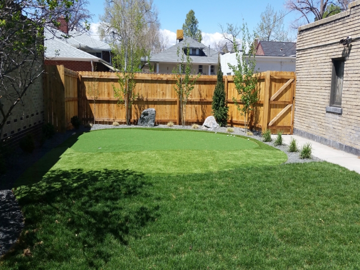 Fake Grass Muncie, Indiana Office Putting Green, Backyard Design